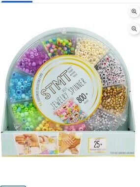 STMT Kids DIY Jewelry Spinner Kit - Multicolor Beads. New & Sealed.